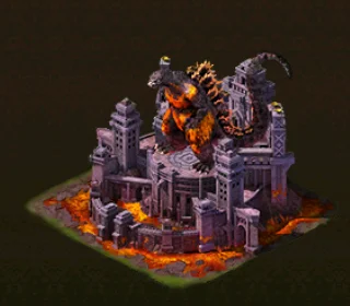 Castillo de Godzilla - Llama