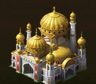 Decoración de Castillo Dorado
